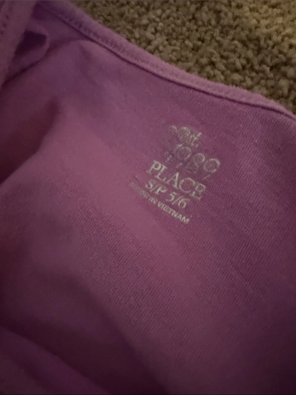 The Children's Place Light Purple Long-Sleeve Crew Tee